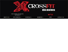 Tablet Screenshot of crossfitdesmoines.com